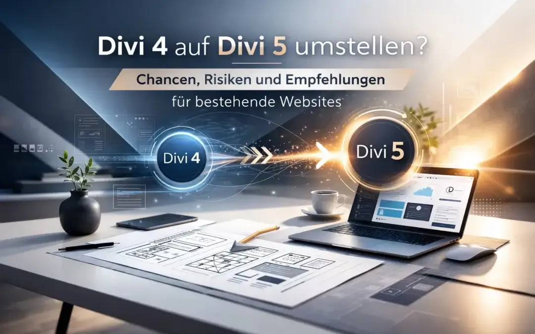 Divi 4 auf Divi 5 umstellen? Chancen, Risiken und klare Empfehlungen für bestehende Websites