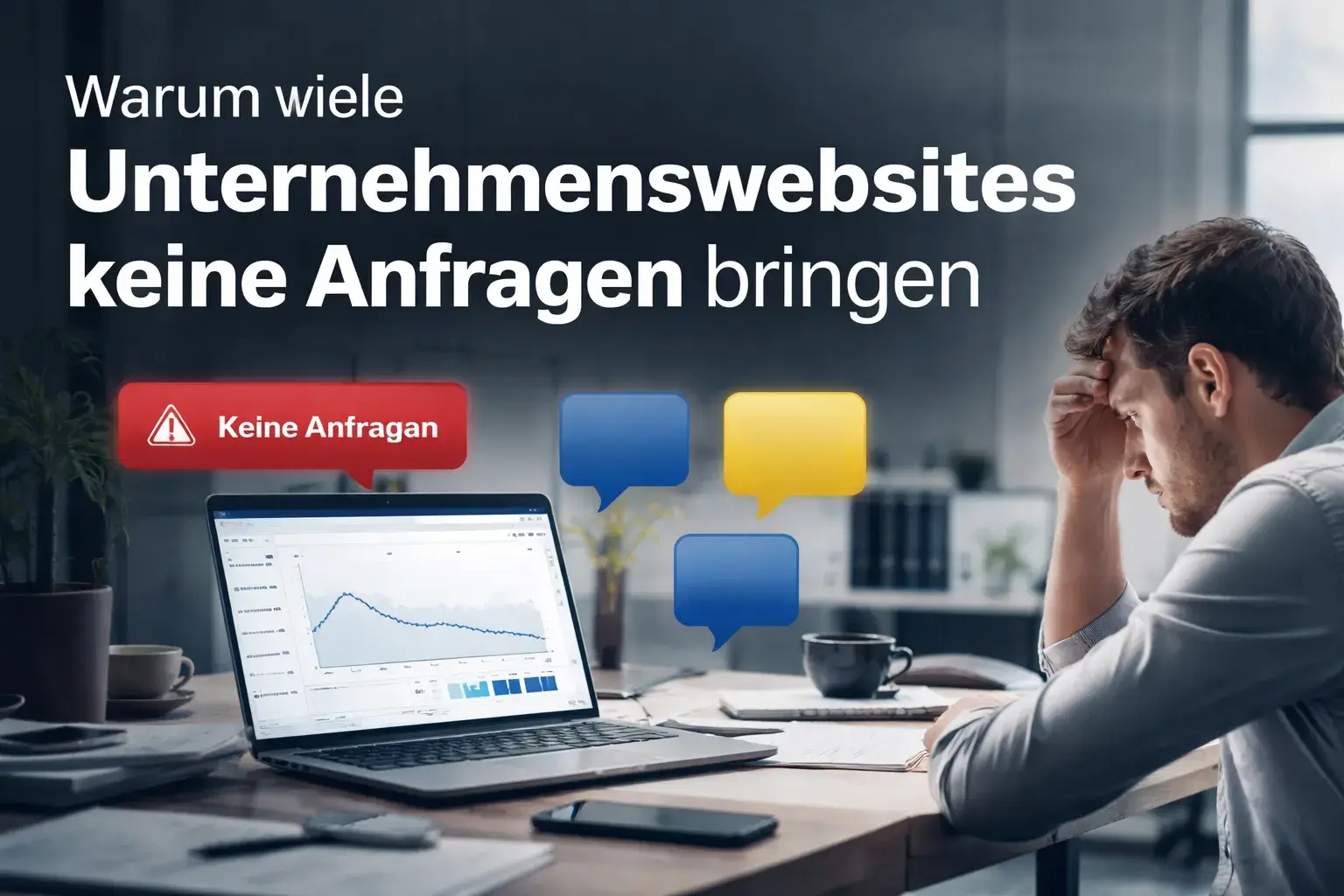 Unternehmenswebsite bringt keine Anfragen trotz guter Optik