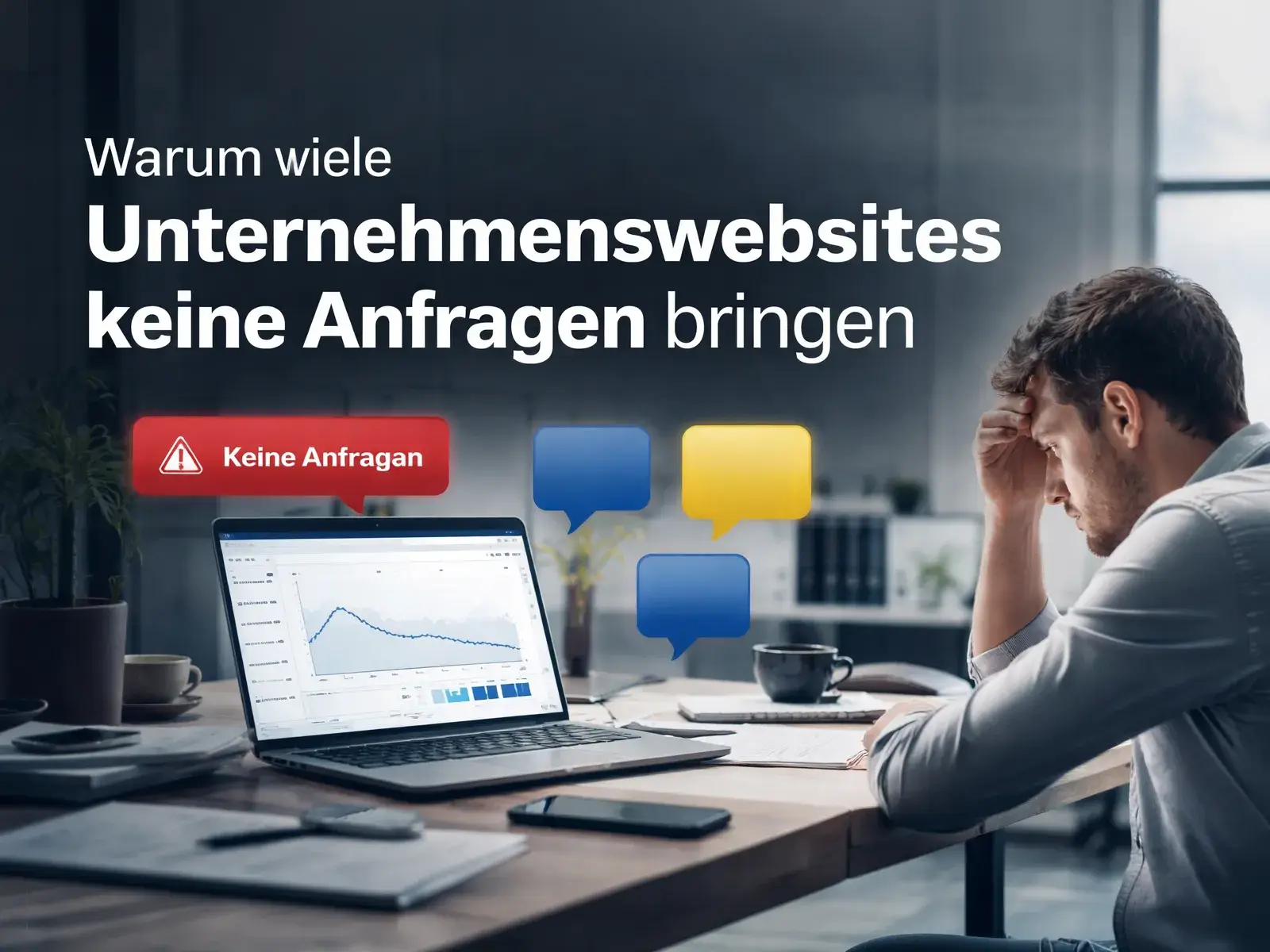 Unternehmenswebsite bringt keine Anfragen trotz guter Optik
