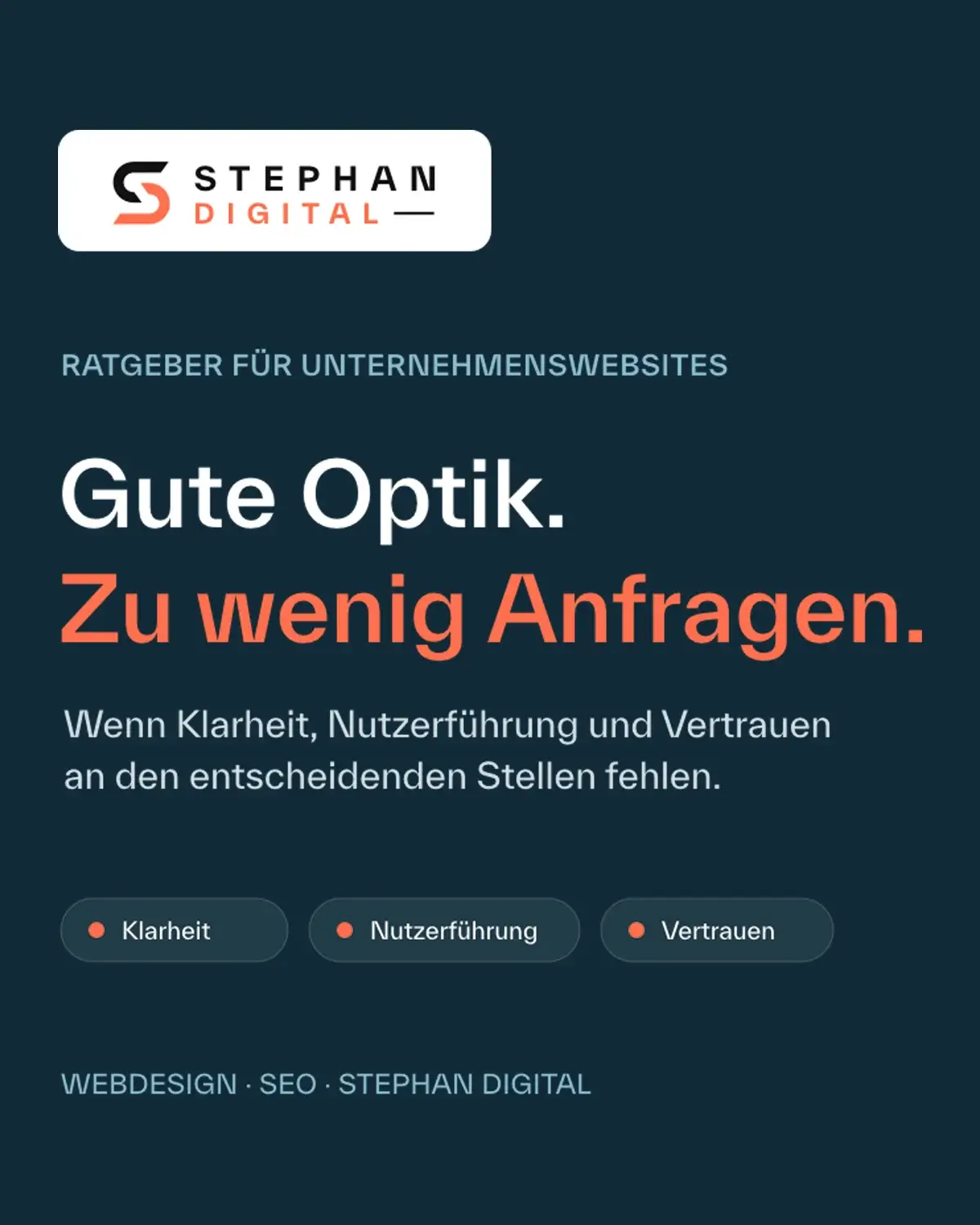 Unternehmenswebsite bringt keine Anfragen trotz guter Optik